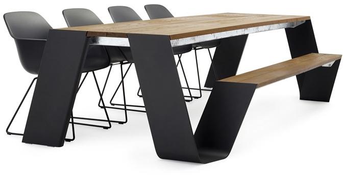 Extremis Стол для совещаний / стол для общественных мест в iroko Hopper sun-id-1493294 - Вид №2