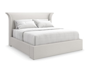 Двуспальная кровать размера "queen-size" из ткани