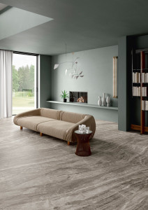 Пол / керамогранит с мраморным эффектом