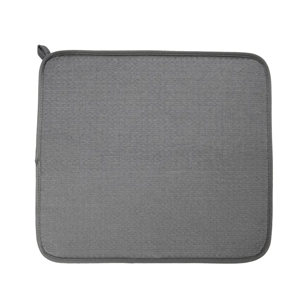 Коврик для сушки посуды Delinia 44.5x42 см микрофибра цвет темно-серый STLM-2047703