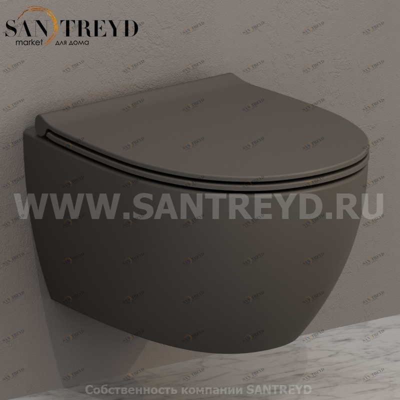 MDS04AT Подвесной унитаз настенный Белый Ceramica Globo 4ALL Италия