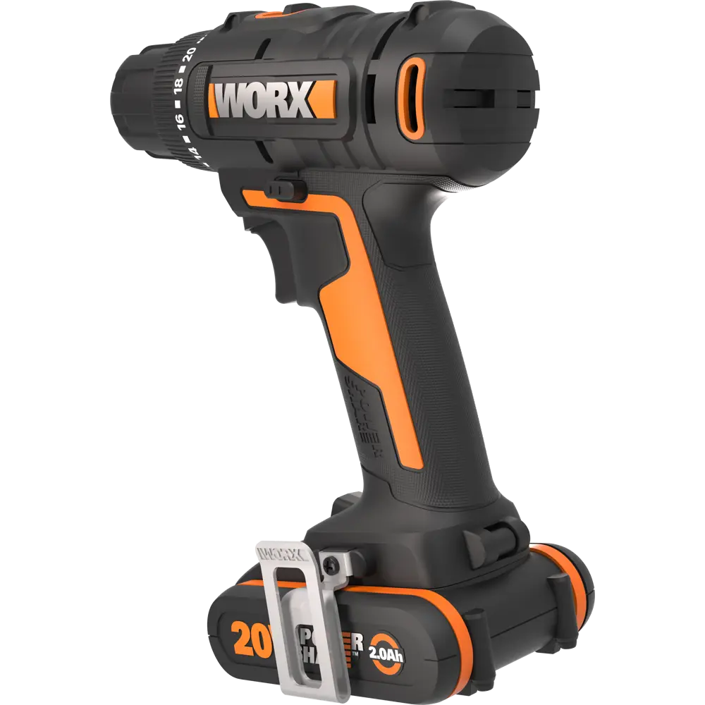 Аккумуляторная дрель-шуруповерт WORX WX100.3 с двумя батареями 88379705 STLM-0077663 - Вид №2