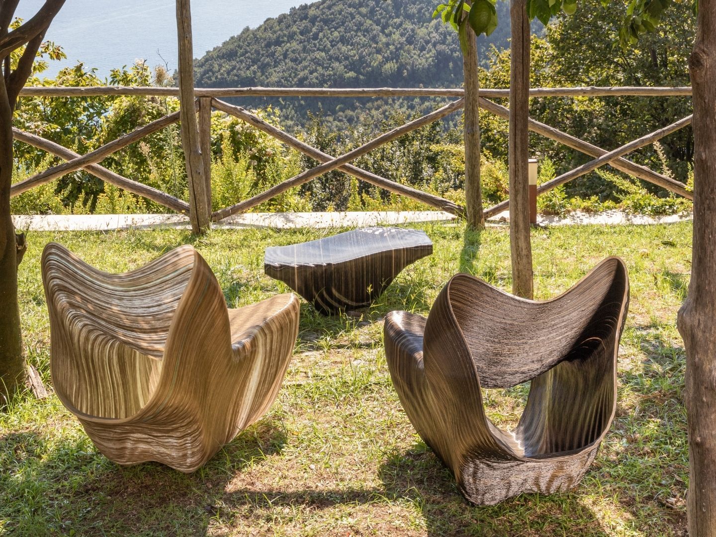 3D печатных пластиковых шезлонг Mediterranea Design VULCANO ARCH-00014974 - Вид №1