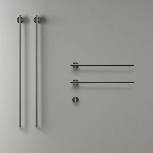 Электрический полотенцесушитель Л. 580 мм и L. 1,060 мм, кнопка питания включена  EQB74 CEADESIGN