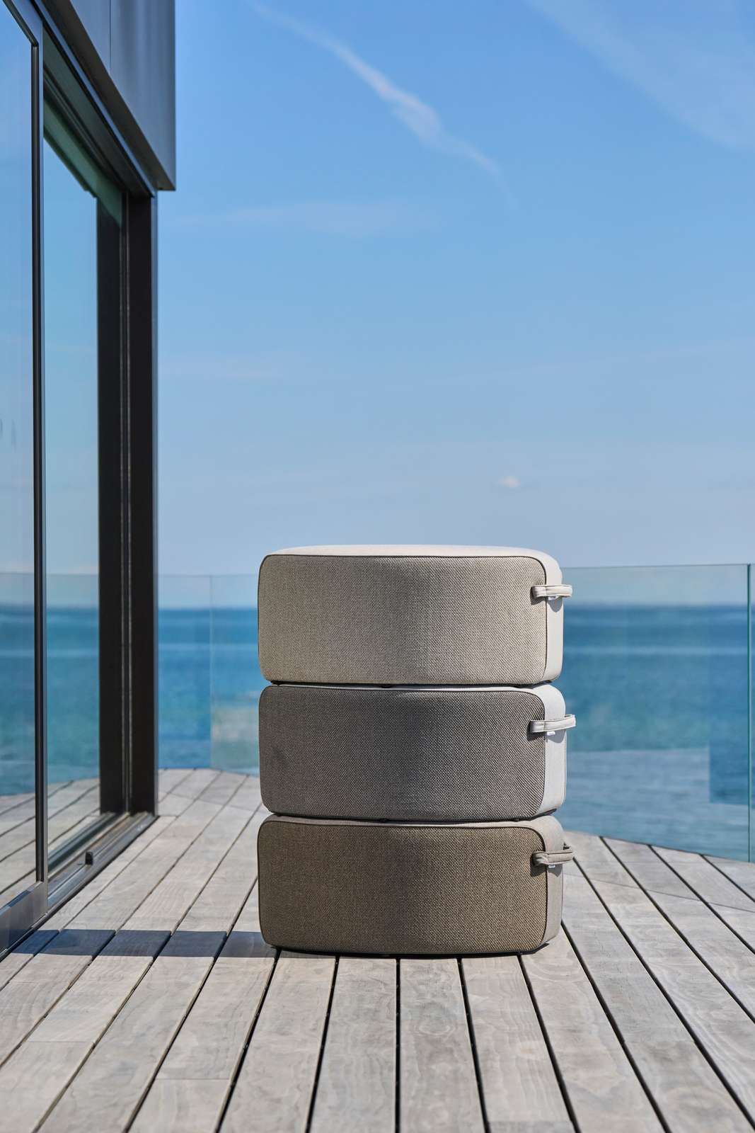 Круглый пуф в Sunbrella® Mindo Mindo 108 ARCH-00076348 - Вид №1