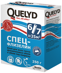 Клей для флизелиновых обоев Quelyd Спец-Флизелин 250 г 86582068