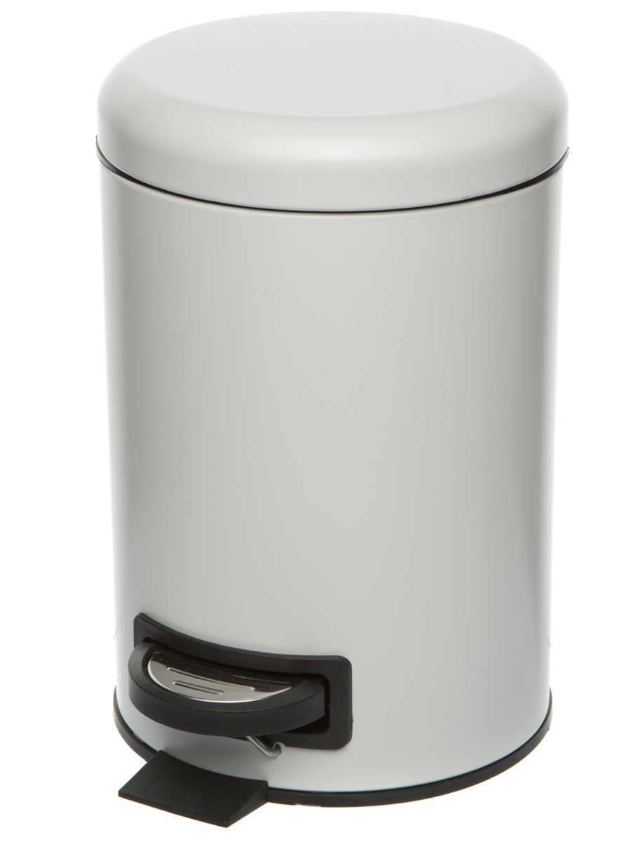 Вёдра с педалью и крышкой Pavo 3L White NAVAKO 11533