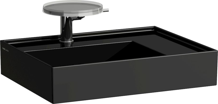 H8103347591111 Раковина с полочкой справа, со специальным скрытым сливом LAUFEN PRO - Вид №15