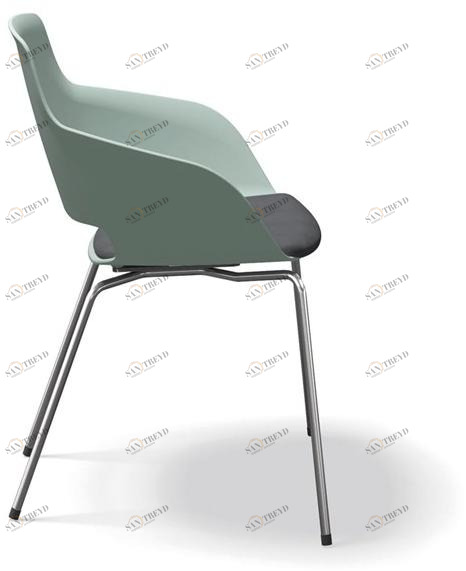 Sinetica Стул из полиуретана с подлокотниками со встроенной подушкой Captain sun-id-1376981