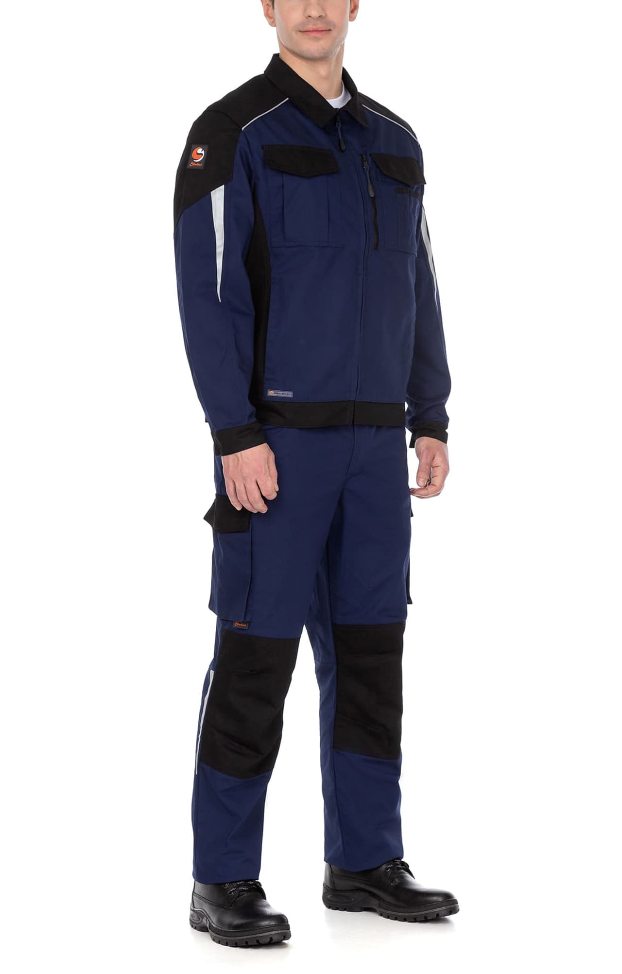 70044 Костюм  NEW темно-синий с черным STATUS  Летняя спецодежда  размер 52-54/170-176  - Вид №15