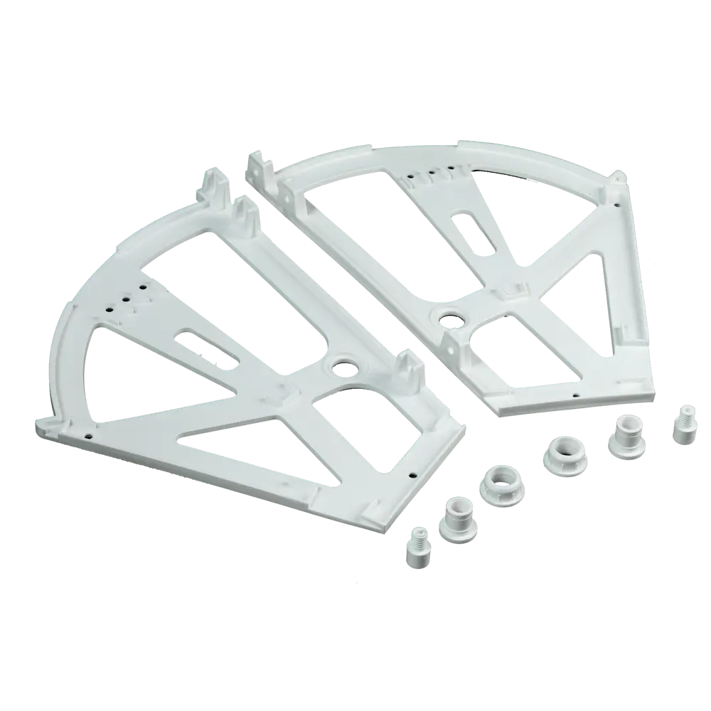 Механизм для обувниц Левша 2 секции пластик цвет белый STLM-2052463
