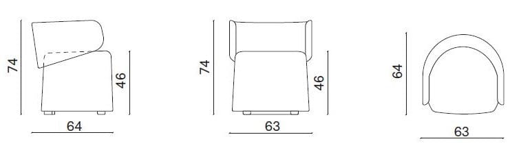 Креслице Novamobili ORIGIN ARCH-00085806 - Вид №9