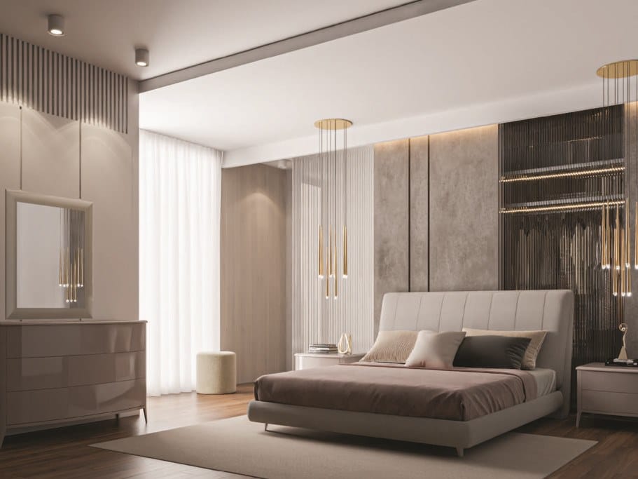 Прямоугольная тумбочка с ящиками CASA +39 Ares Gold ARCH-00123304 - Вид №1