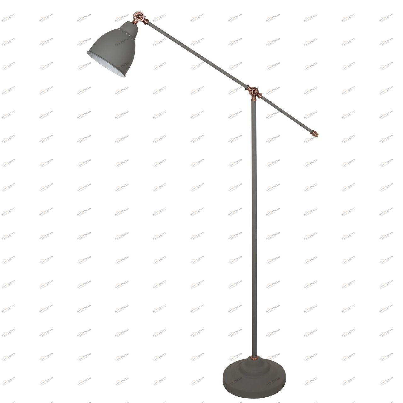 Торшер Arte Lamp Braccio A2054PN-1GY ARTE LAMP ФОНАРЬ 112370 Серый 