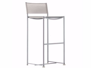 Высокий садовый стул со спинкой