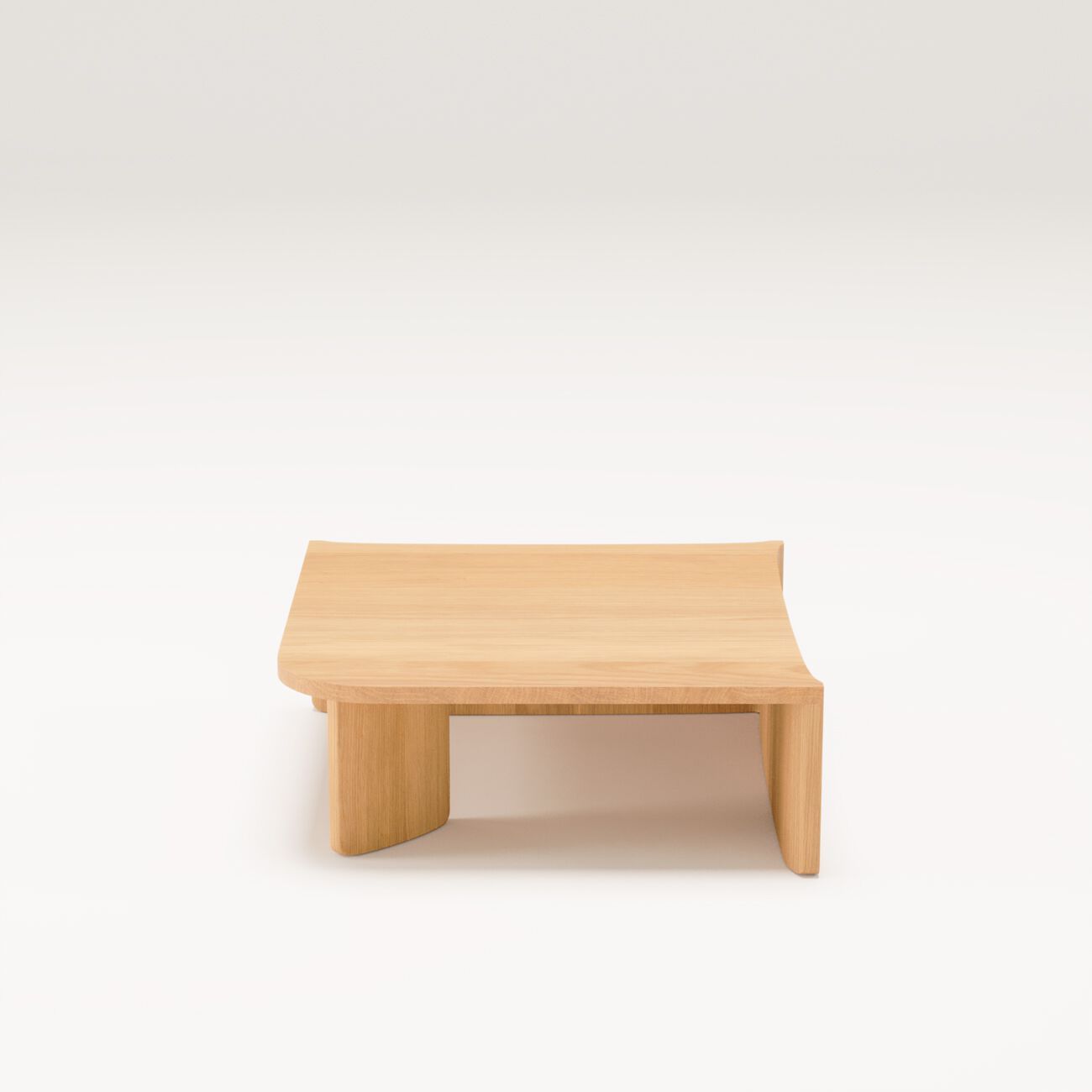 Низкий квадратный журнальный столик из дуба Wewood купол ARCH-00079469 - Вид №1