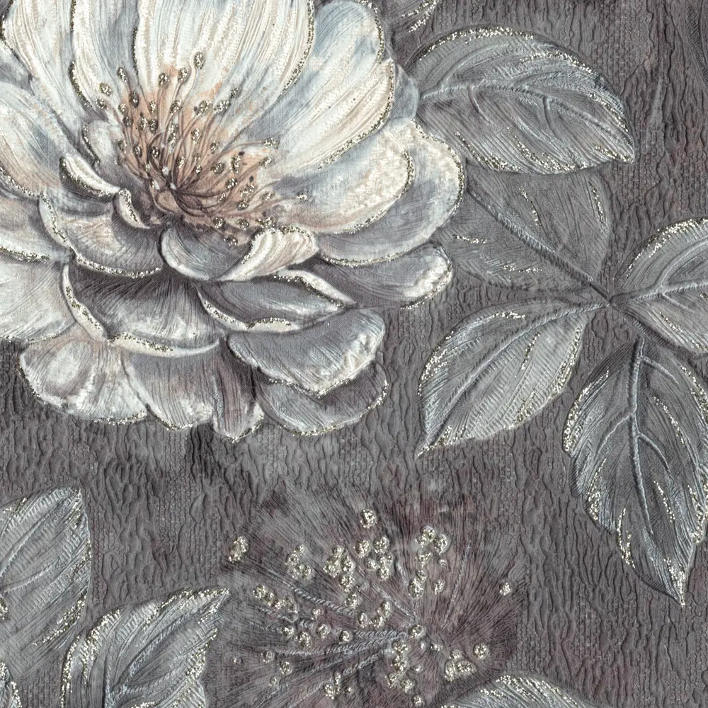 Обои флизелиновые Московская обойная фабрика Жардин графит 1.06x10.05 м 4164-9 STLM-2167144 - Вид №1