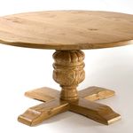 HT200A Якобинский обеденный стол с выпуклой резьбой ручной работы ijlbrown  - Вид №3