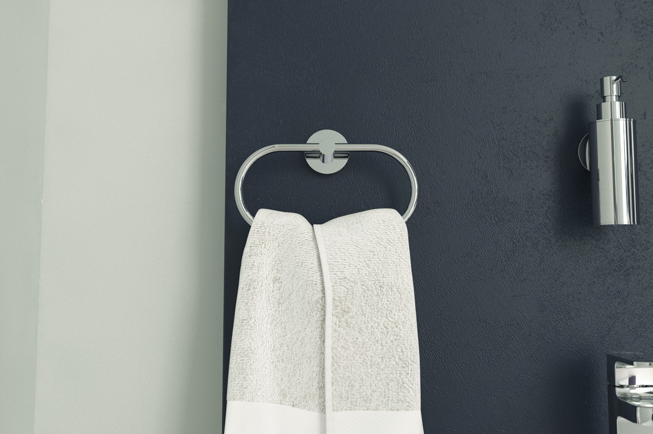 HAR 022 Держатель полотенца овальный ARTWELLE Harmonie - Вид №3