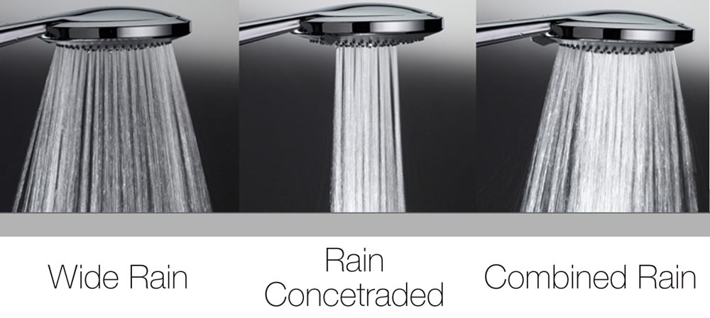 B00169 Душевая лейка MIXA/3 FITAIR Ø 110 mm BOSSINI  - Вид №4