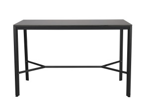 Высокий прямоугольный садовый стол в HPL