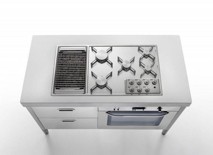 ALPES-INOX Отдельностоящая кухня из нержавеющей стали Liberi in cucina sun-id-1347915 - Вид №1