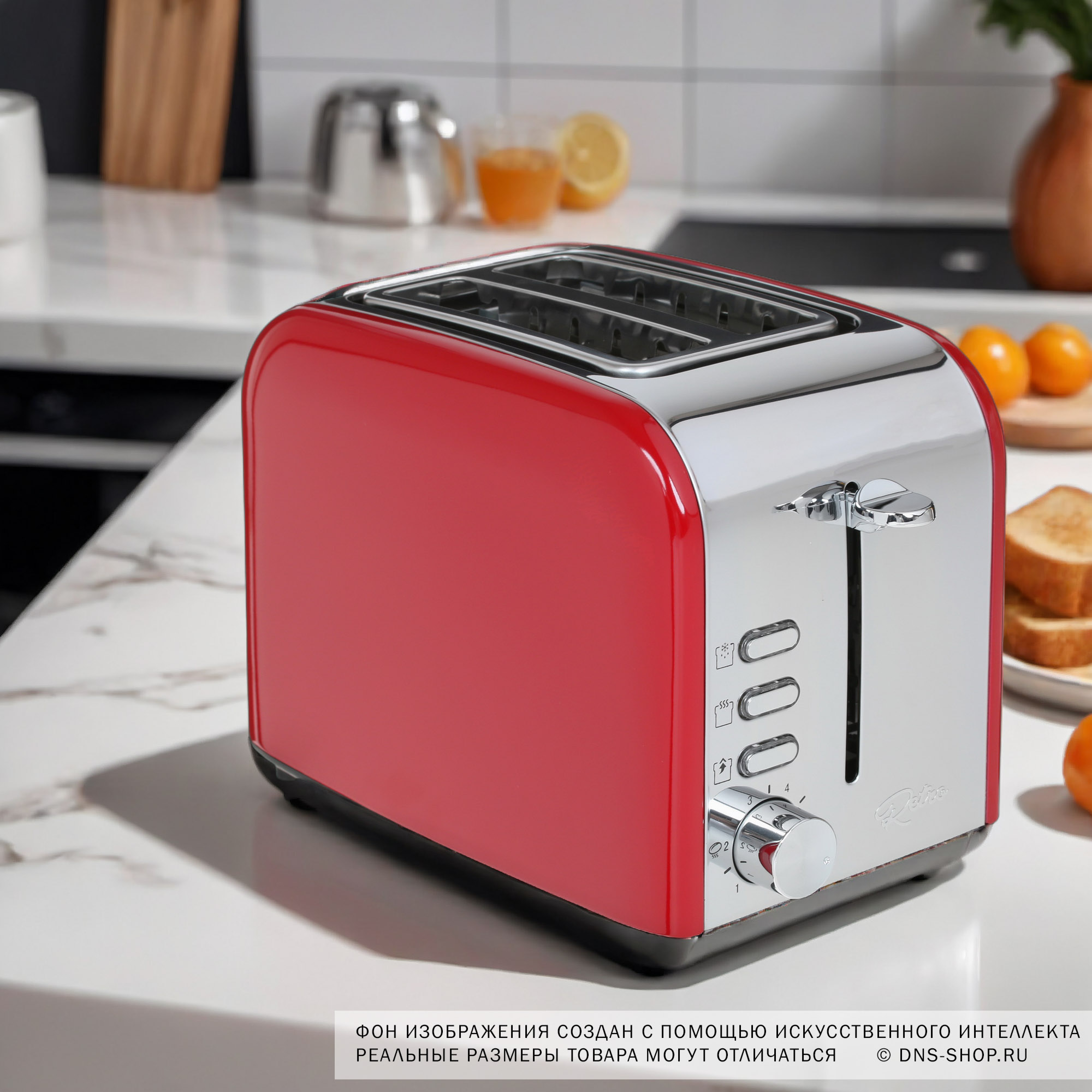 1360984 Тостер DEXP TSR-2000 красный STDN-0087694 - Вид №9