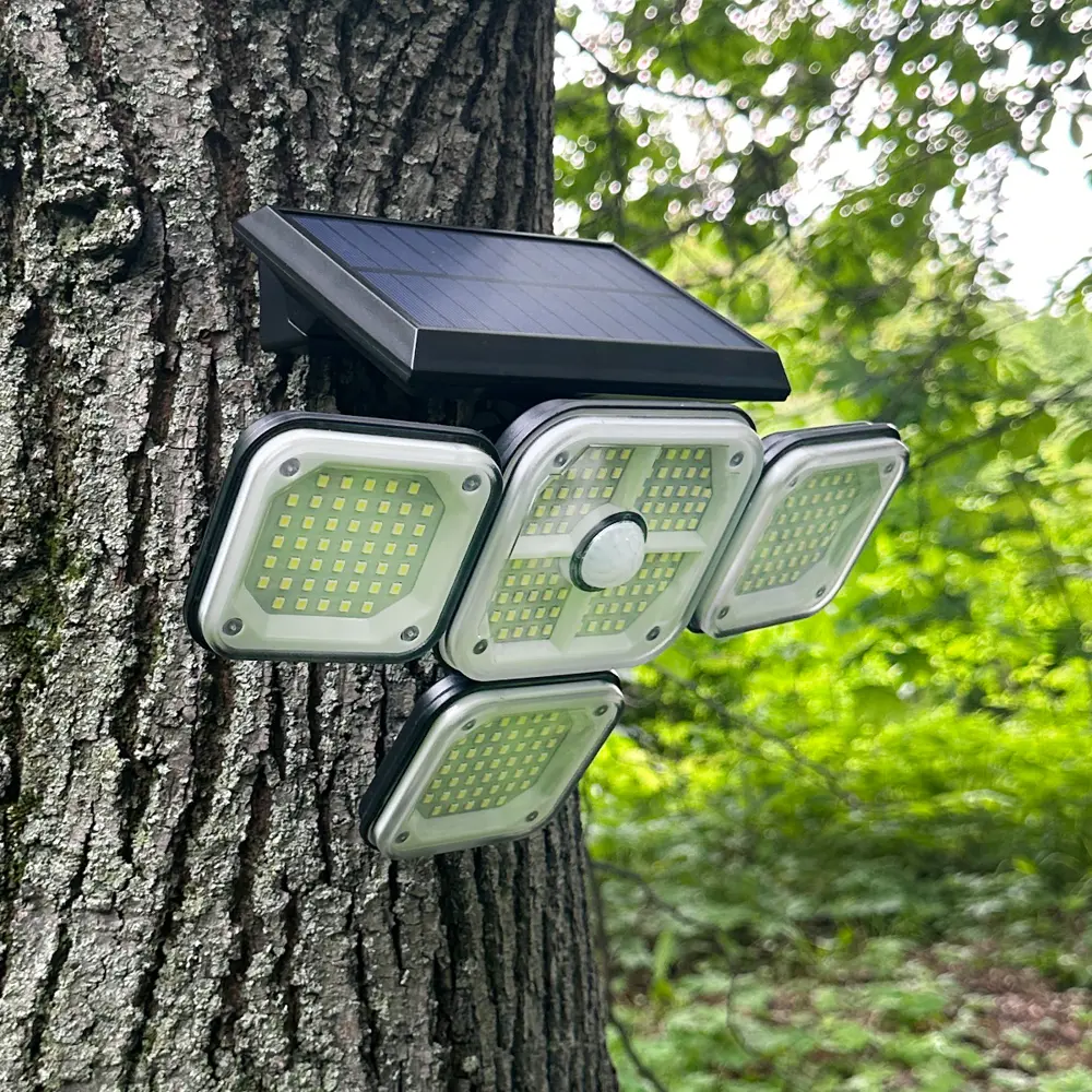 Светильник светодиодный уличный Duwi Solar LED PRO на солнечных батареях с ДУ 50Вт 6500К 1000Лм IP65 датчик движения черный 86793640 STLM-2182937  - Вид №1