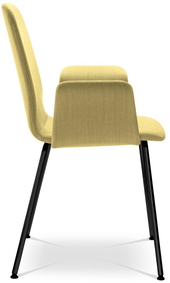 LD Seating Стул для конференций, обитый тканью, с подлокотниками Sunrise 152/br-n4 - Вид №3