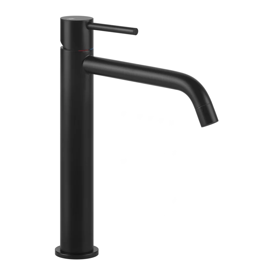 Смеситель для умывальника 18606 299 Gessi Via tortona МАТОВО-ЧЕРНЫЙ 18606299