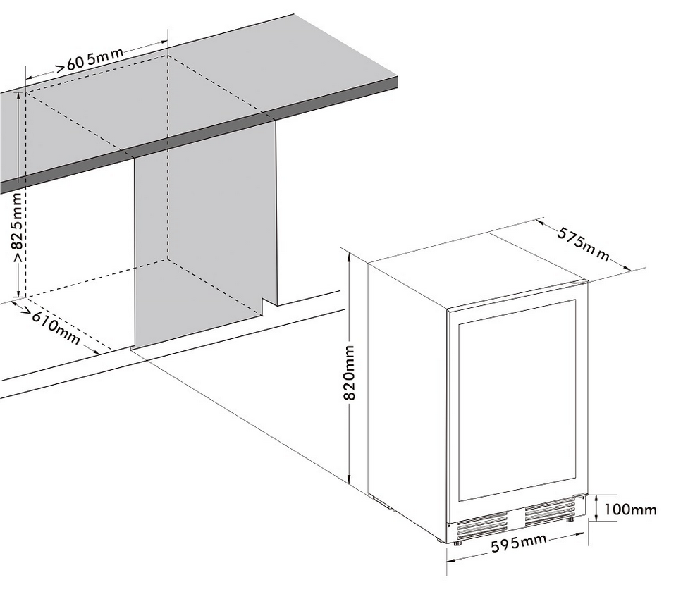 9049329 Винный шкаф Cellar Private CP051-T серебристый STDN-0031995 - Вид №17
