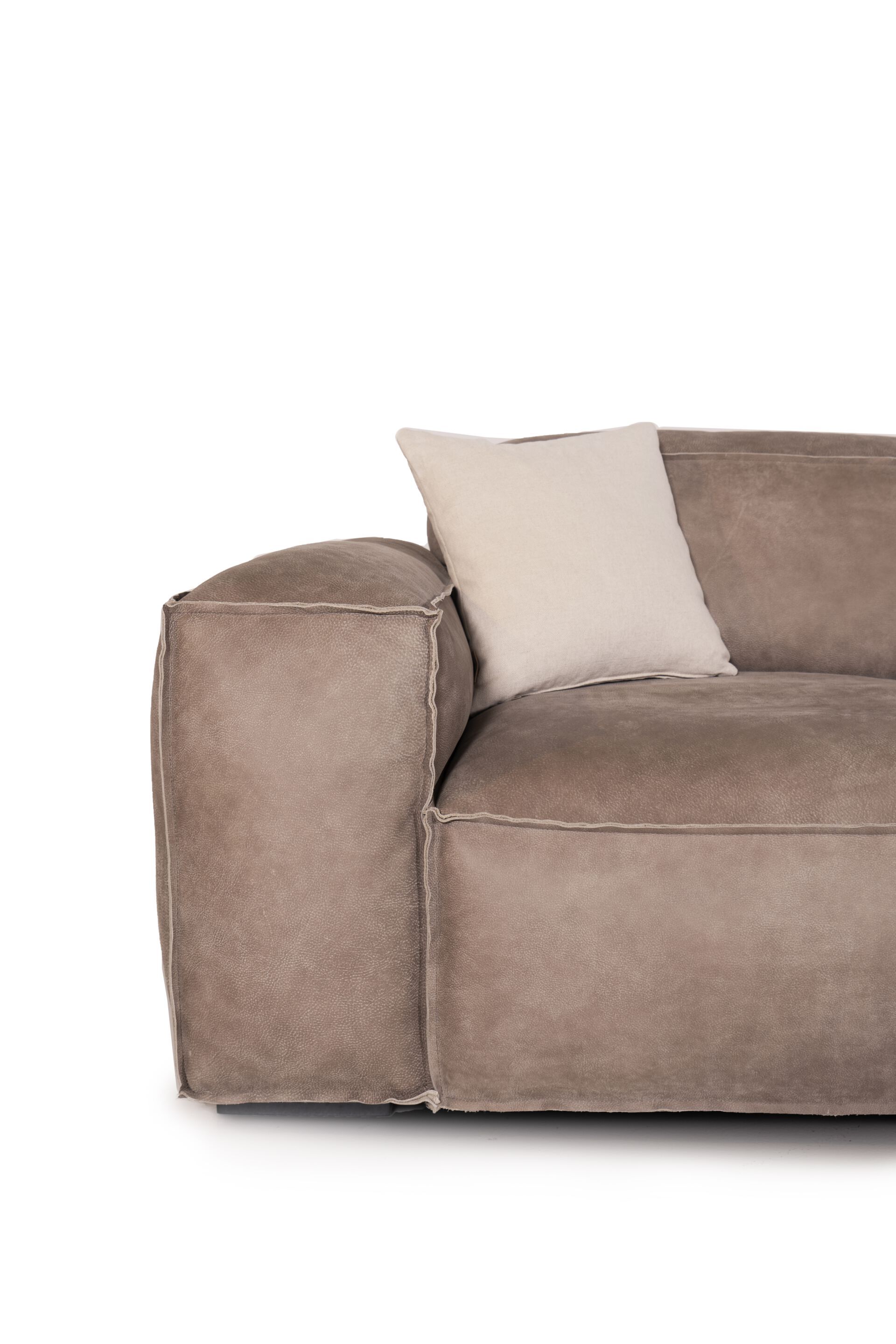 2-местный секционный диван из кожи Бронко Mantellassi 1926 Placido ARCH-00125583 - Вид №11