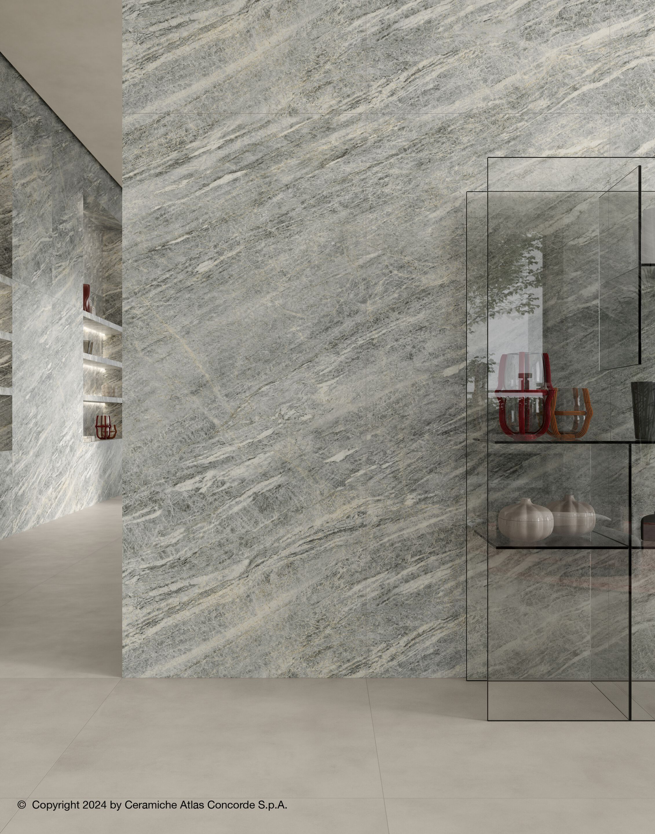 Керамогранит с мраморным эффектом Atlas Concorde Marvel Diva ARCH-00066015 - Вид №6