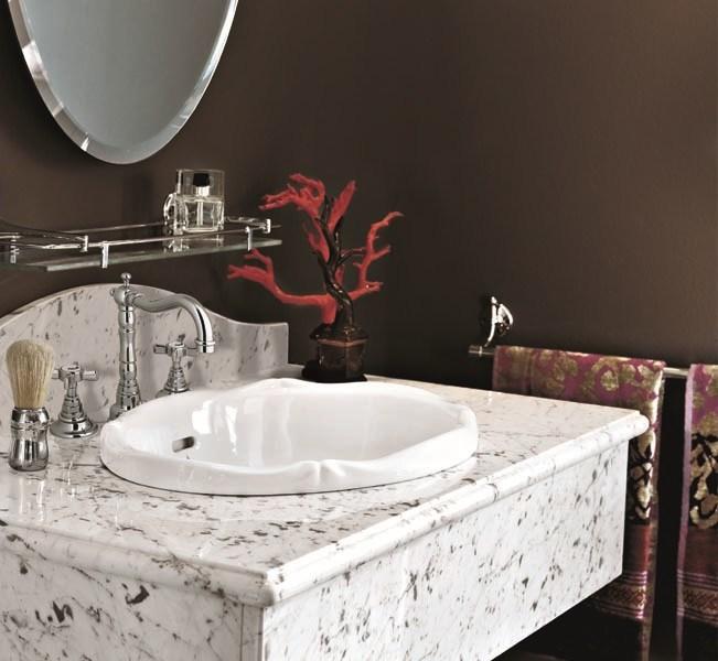 Gentry Home Столешница для умывальника из каррарского мрамора Cambridge 3052 - Вид №1