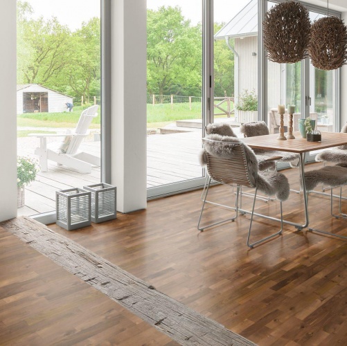 Паркетная доска Haro 4000 Series Top connect Рубиния Дуб Рустик (Гладкая) 2200х180 мм 673814 - Вид №2