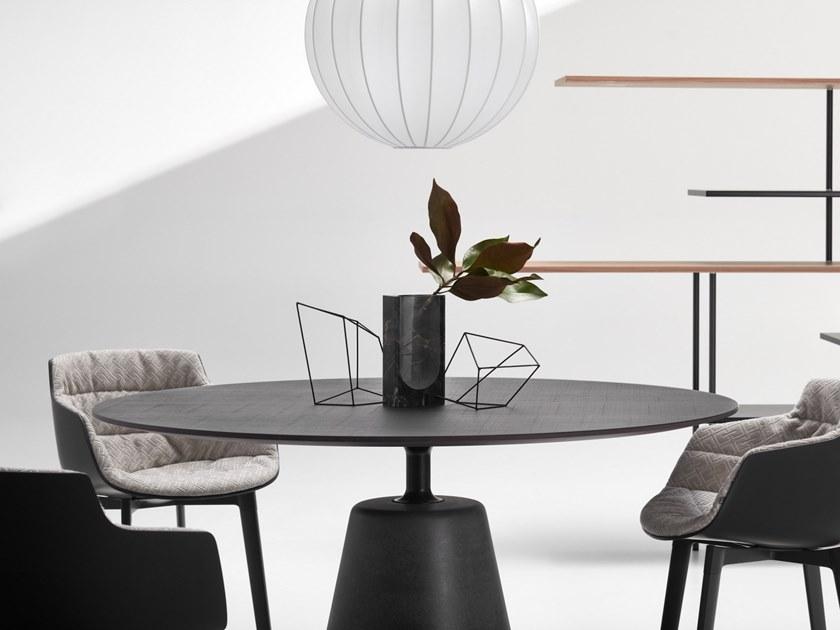 MDF Italia Круглый деревянный стол sun-id-1344602 - Вид №2