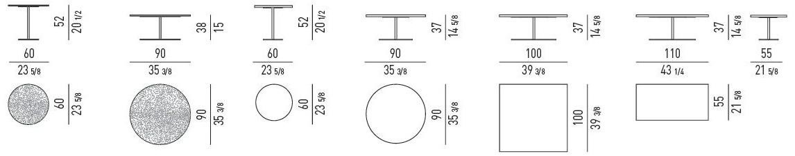 Minotti Журнальный столик для улицы Bellagio outdoor sun-id-1501174 - Вид №7