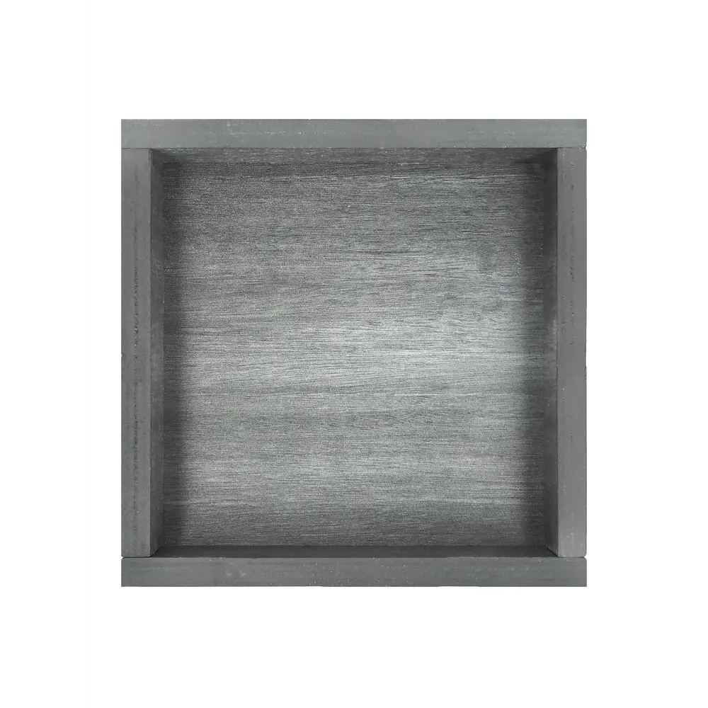 Поднос-мини квадратный 16x16 см Графио П4 дерево цвет серый Santreyd STLM-2024014 - Вид №2