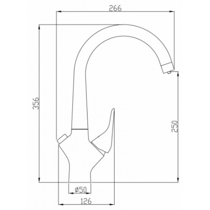 Steel Hammer SH 815 BLACK BR Смеситель для кухни Zorg 356x266  - Вид №2