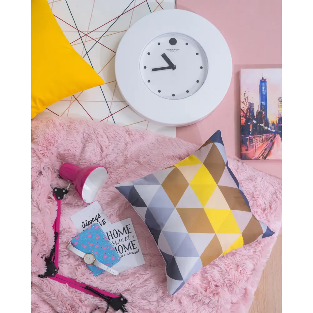 Часы настенные с точками цвет белый диаметр 37.5 см TROYKATIME STLM-2003362 - Вид №6