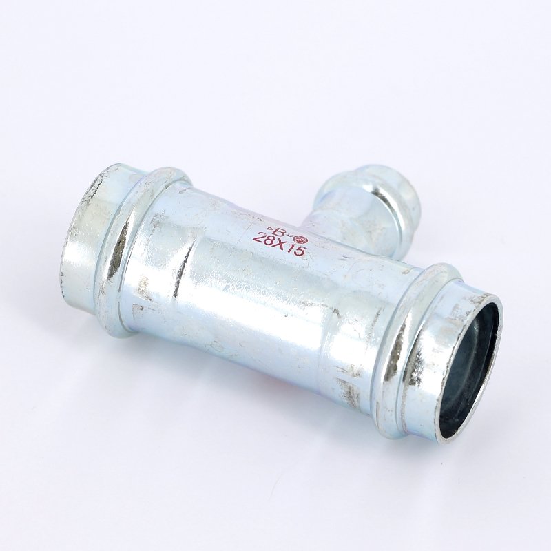 Тройник пресс оцинкованная сталь 28х15х28 IBP PC51300281528 - Вид №2