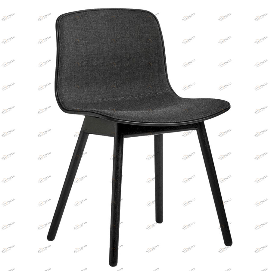 Стул AAC12 мягкий, черный с черными ножками Hay 931960130