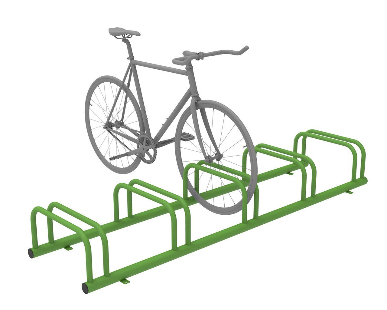 Стойка для велосипедов из оцинкованной стали Lazzari FAST ARCH-00051467 - Вид №4