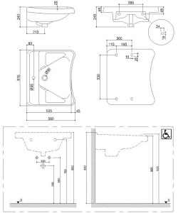Фарфоровая раковина