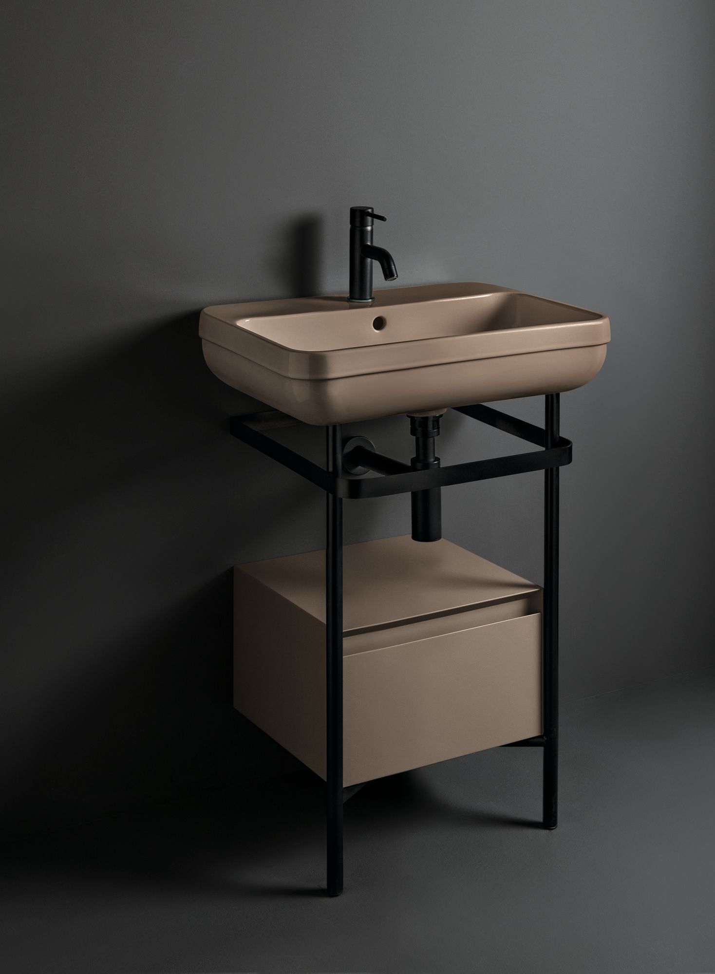 Напольная раковина из нержавеющей стали и дерева Axa Legacy ARCH-00123891 - Вид №1