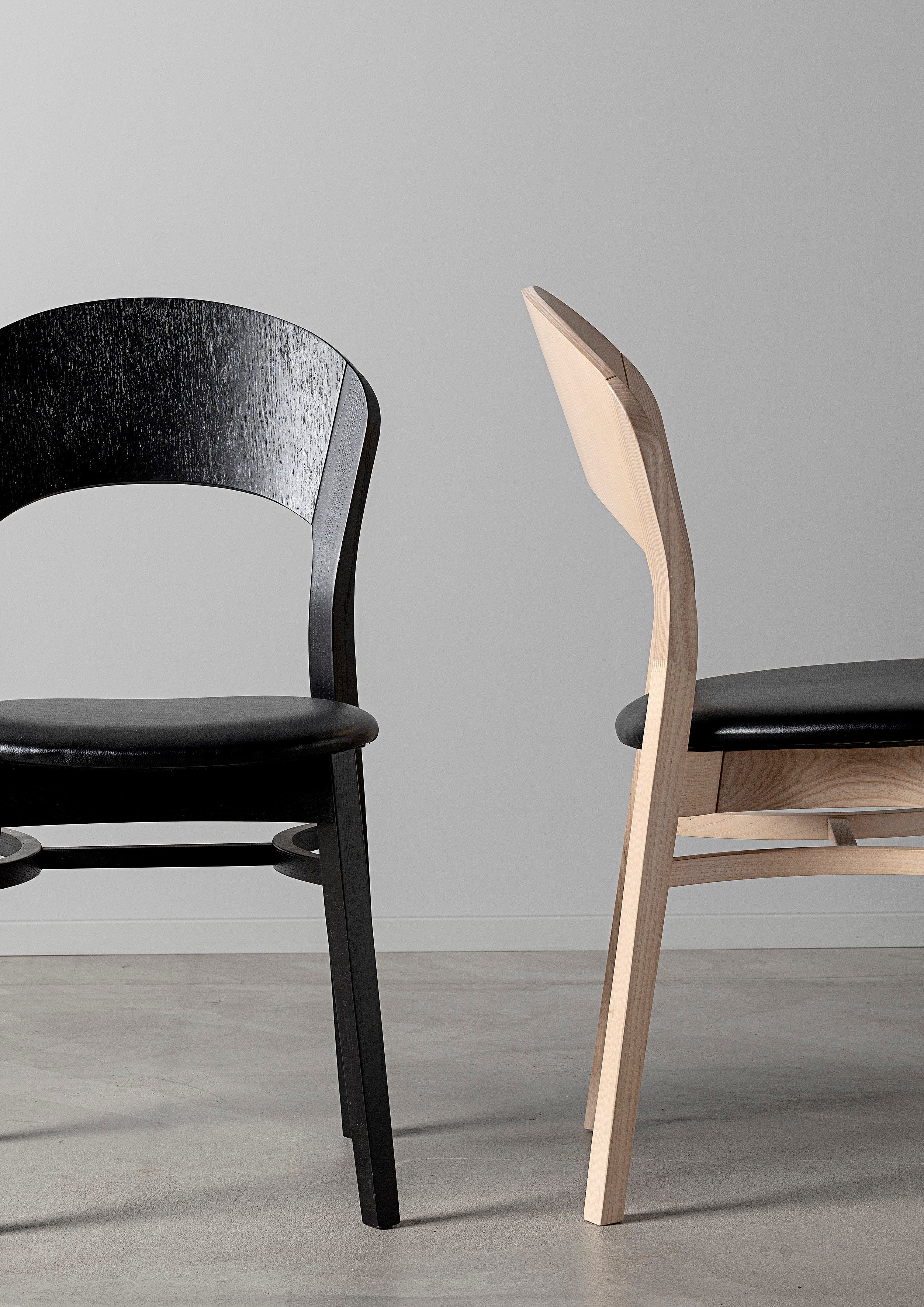 Дубовый стул с мягким сиденьем Hans K Rainbow ARCH-00137432 - Вид №9