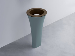 AMLA45-CA+AMPILT-BL+AMCOLT-PL Раковина Amedeo Tondo отдельностоящая cielo Enjoy + Amedeo