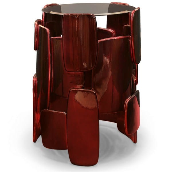 Круглый деревянный журнальный столик для гостиной Brabbu Горока ARCH-00134382 - Вид №1