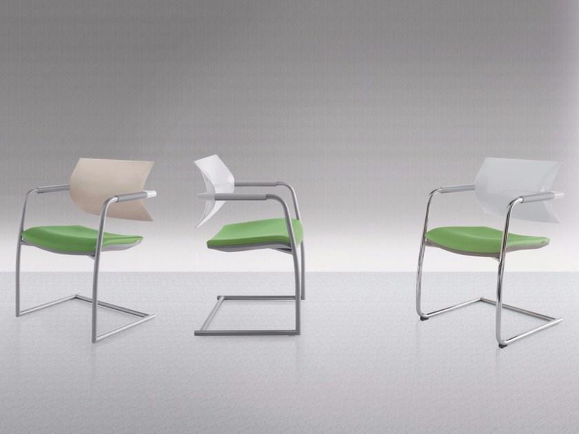 Luxy Консольный стул с обивкой из полипропилена и ткани Aire jr sun-id-1485021 - Вид №4