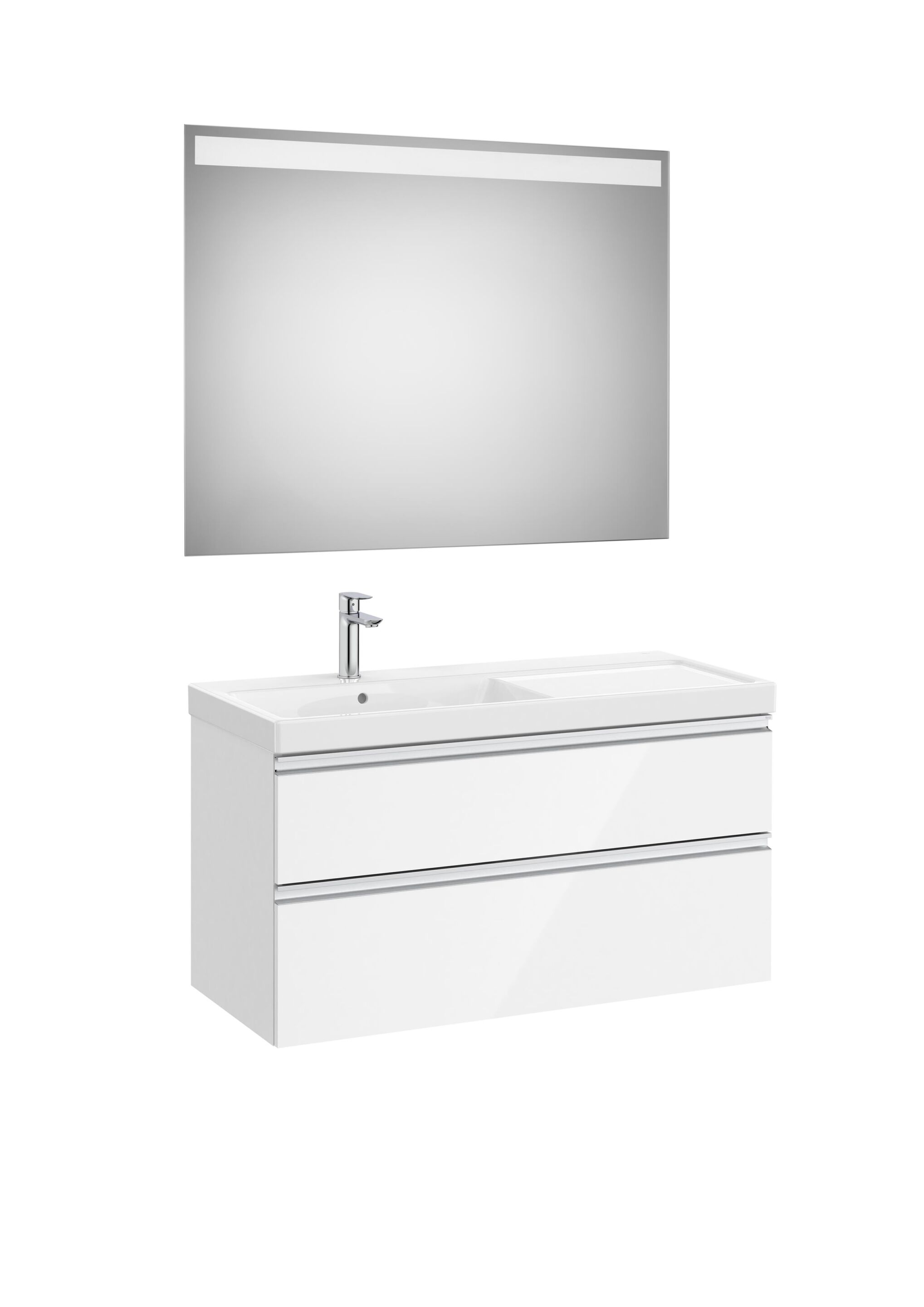 Деревянный шкаф для умывальника со встроенной раковиной Roca The Gap ARCH-00126948 - Вид №21